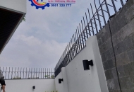 Làm hàng rào chông sắt đặc tại Phú Giáo Bình Dương