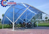 Thi công mái poly nhựa tại Thuận An giá rẻ