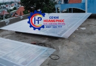 Thi công mái lấy sáng poly nhựa tại Quận 1 Tphcm