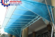 Thi công mái che nhựa poly tại Bến Cát lấy sáng chuyên nghiệp